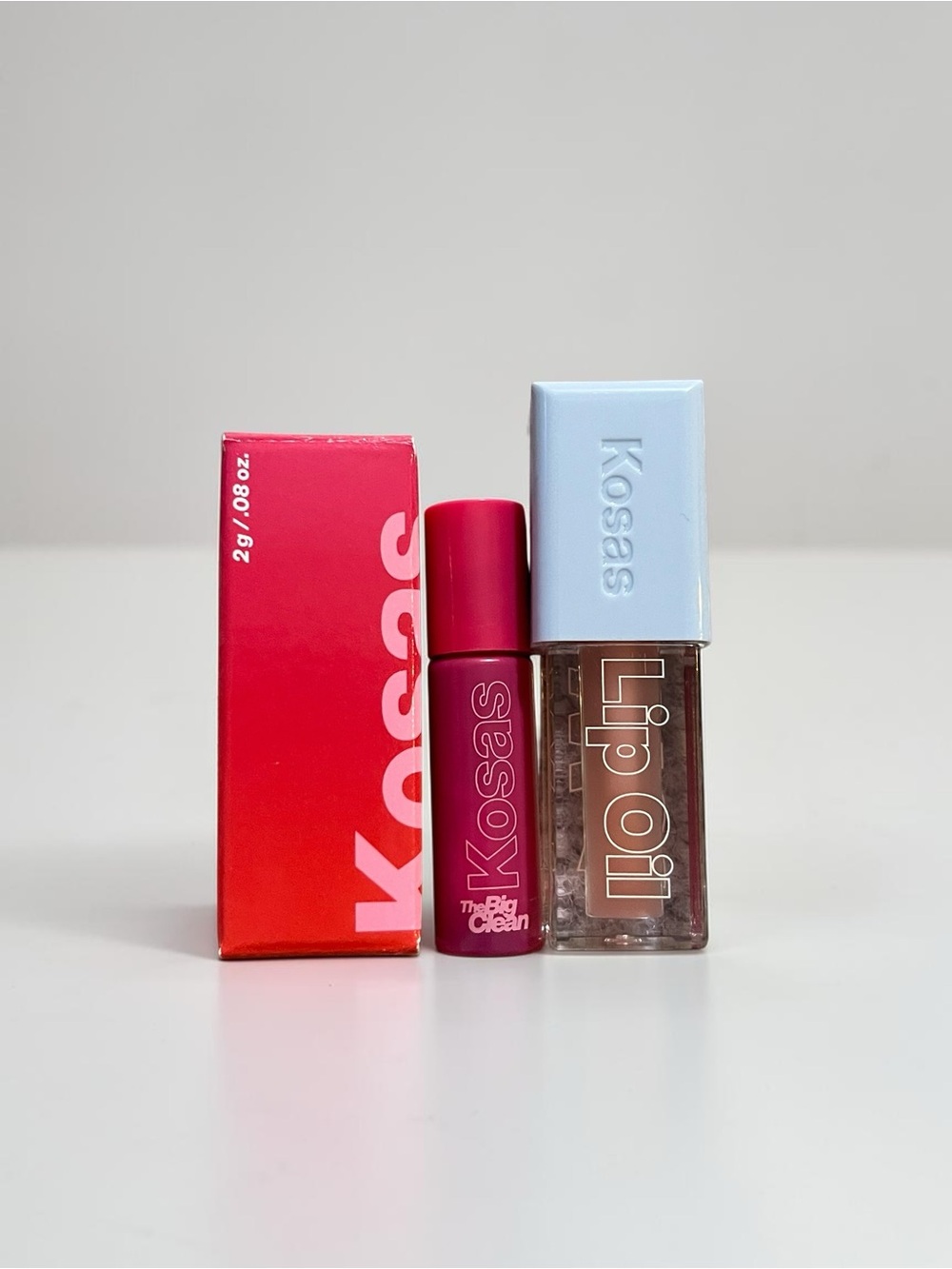 Kosas Wet Lip Oil Jellyfish + Big Clean Mascara Mini Bundle New